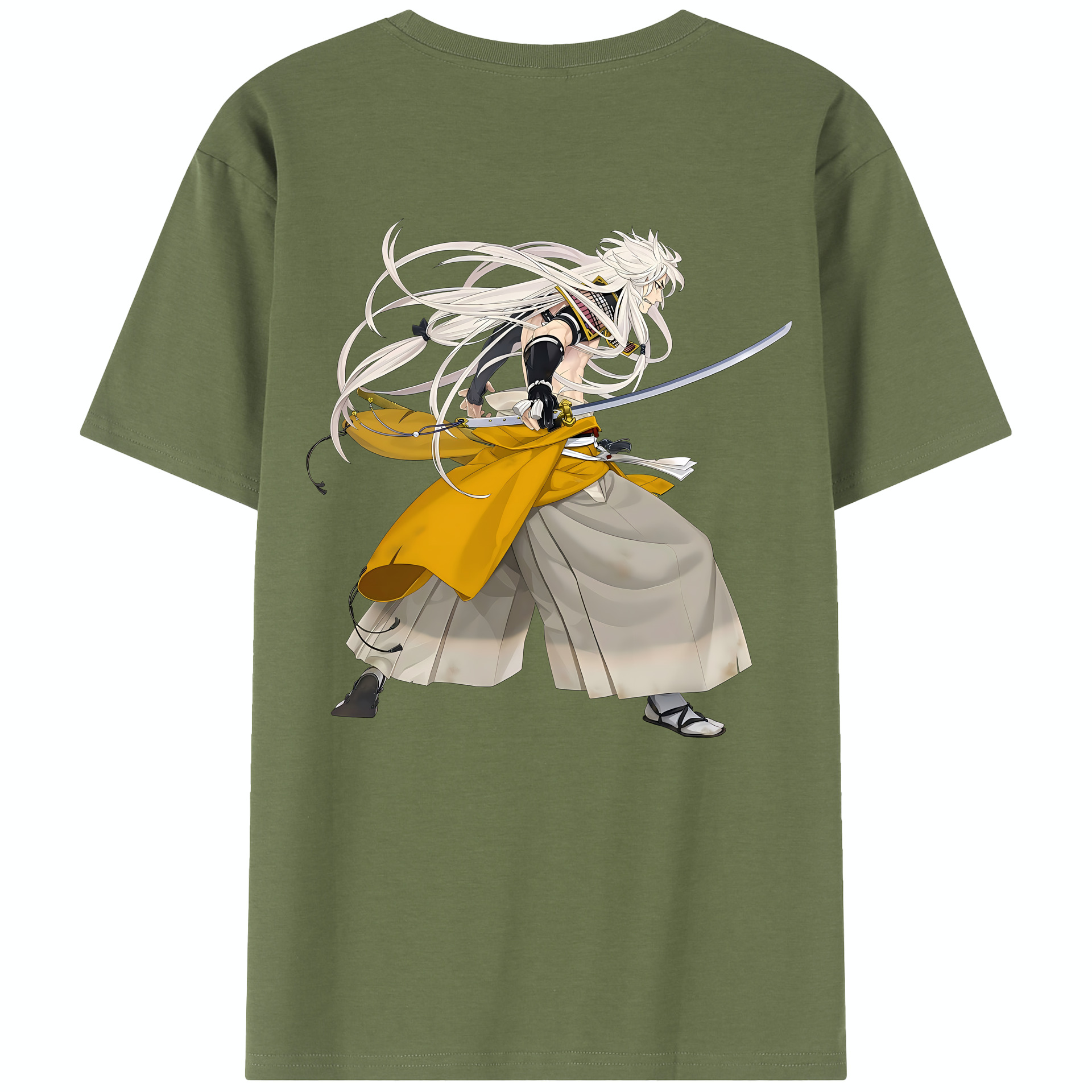 （画像用） 刀剣乱舞 Touken Ranbu 綿100％半袖Tシャツ（背面プリント）